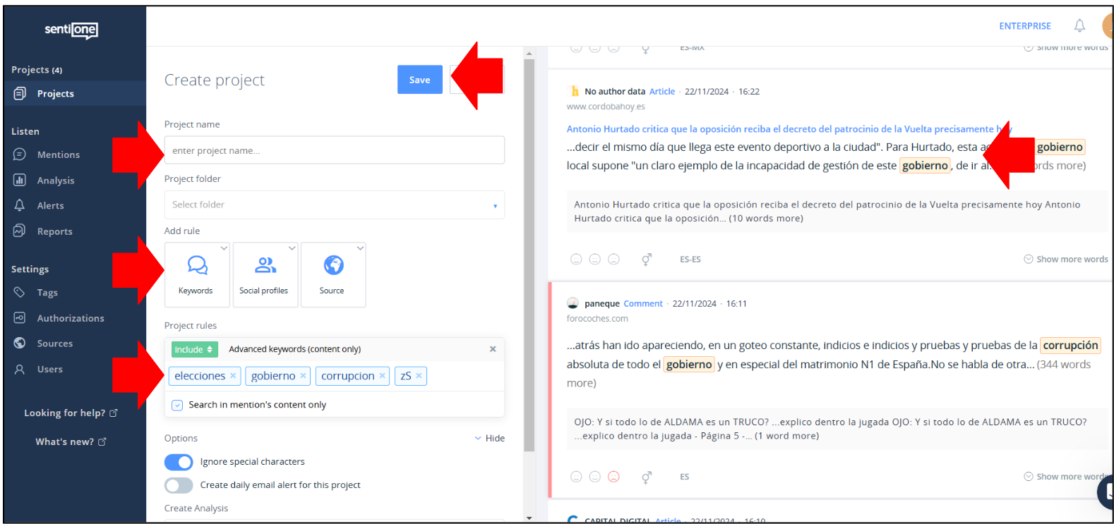 Sentione screenshot 6